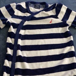 Nautica Velour Onesie
